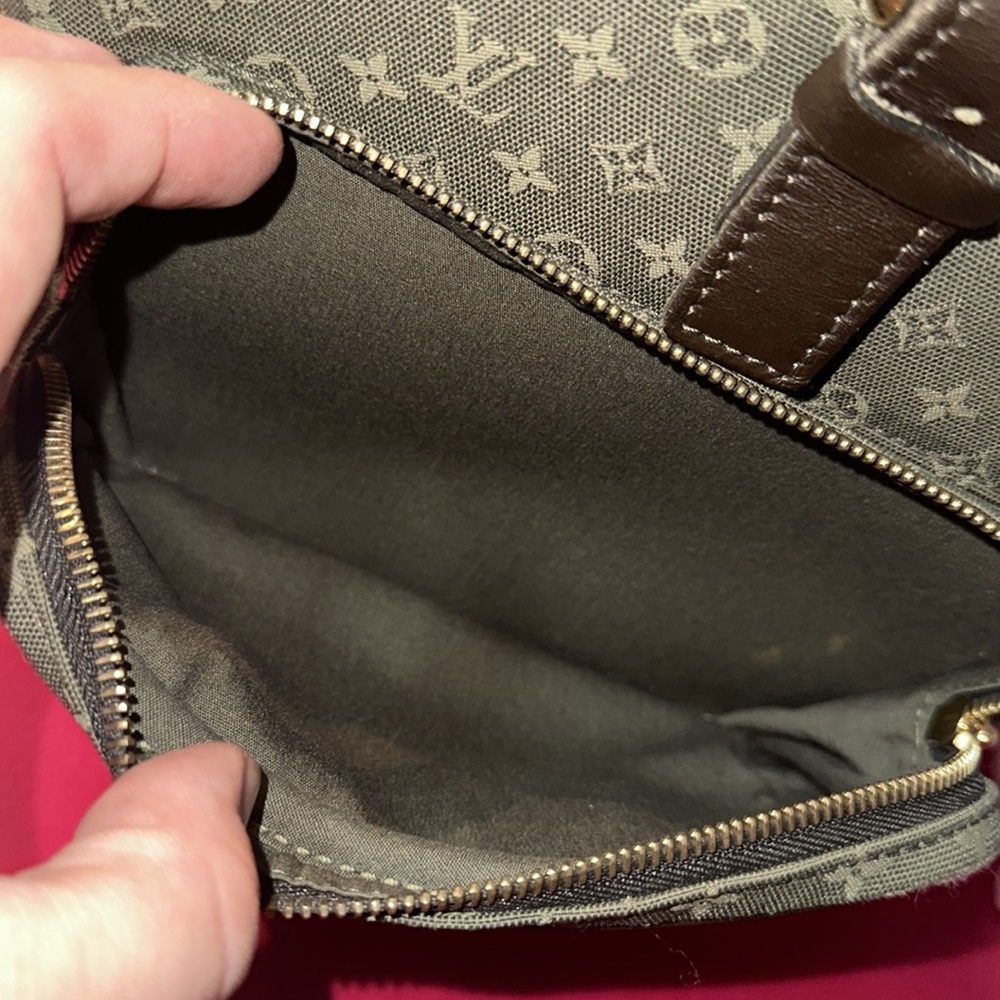 Louis Vuitton khaki mini Lin montsouris GM backpack travel school bag - Picture 11 of 16